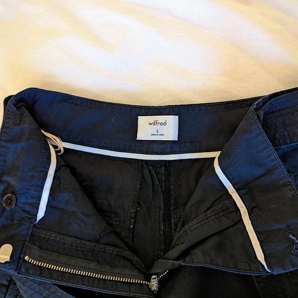 ARITZIA Wilfred Cotton Tie-Front Pant - Picture 6 of 6